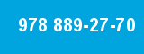 978 889-27-70